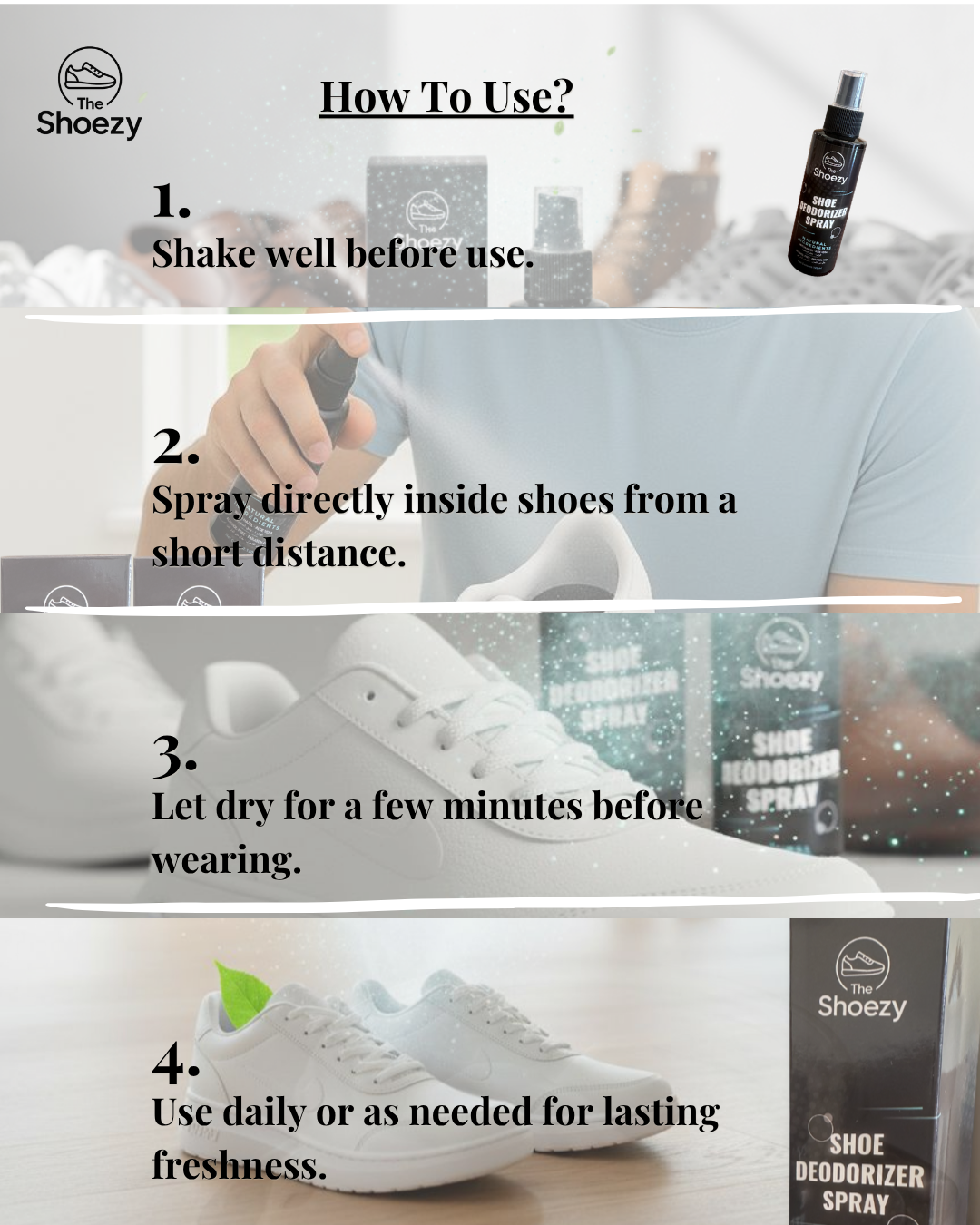 The Shoezy Shoe Deodorizer